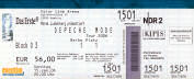 Ticket to Depeche Mode 2006-01-15